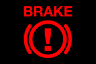 Brake warning light