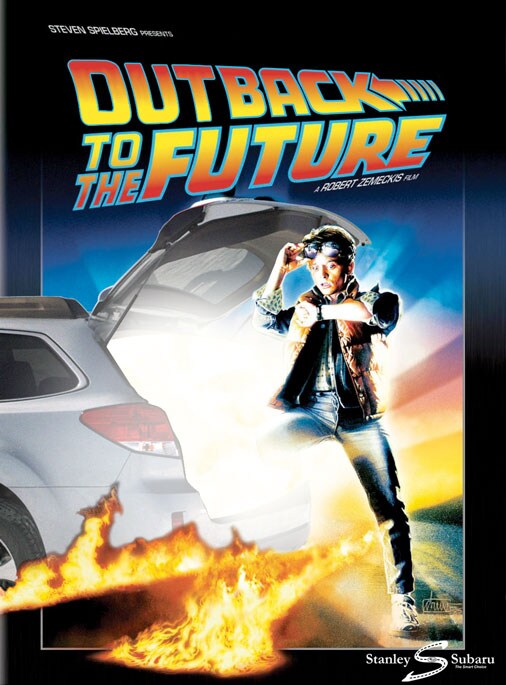 Outback to the Future photo manipulation