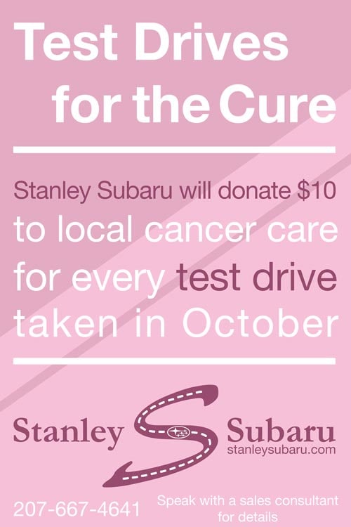 Test Drives for the Cure