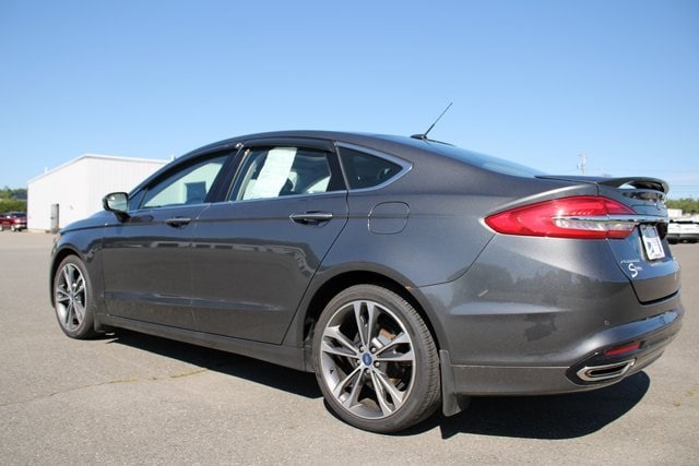 Used 2018 Ford Fusion Titanium with VIN 3FA6P0D97JR215509 for sale in Ellsworth, ME