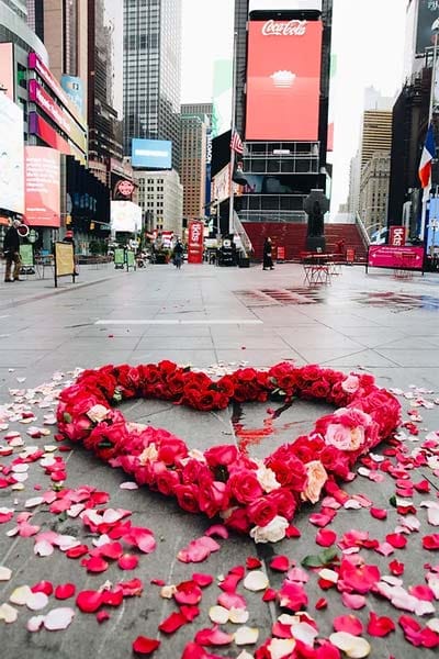 The Floral Heart Project in New York