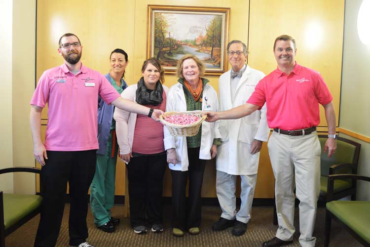 Stanley Subaru and Mary Dow Center for Cancer Care staff