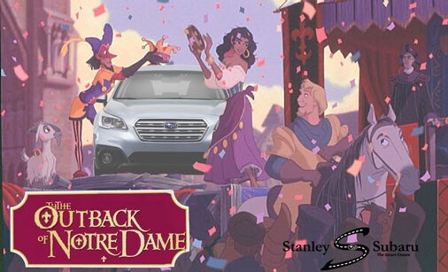 Outback of Notre Dame photo manipulation