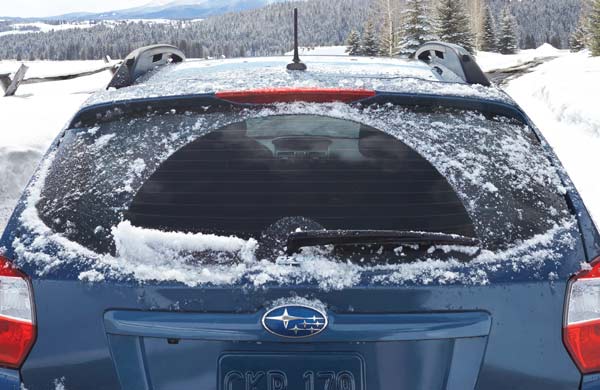 Impreza in the snow