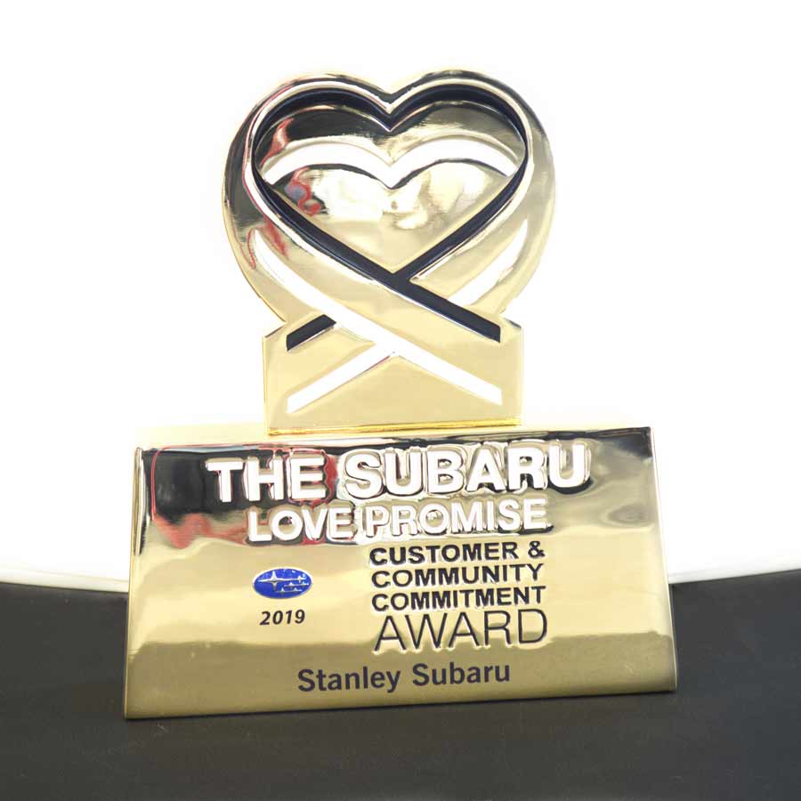 Subaru Love Promise Customer and Community Commitment Award