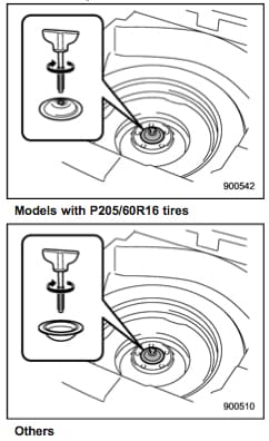 Put the flat away safely in the spare tire compartment