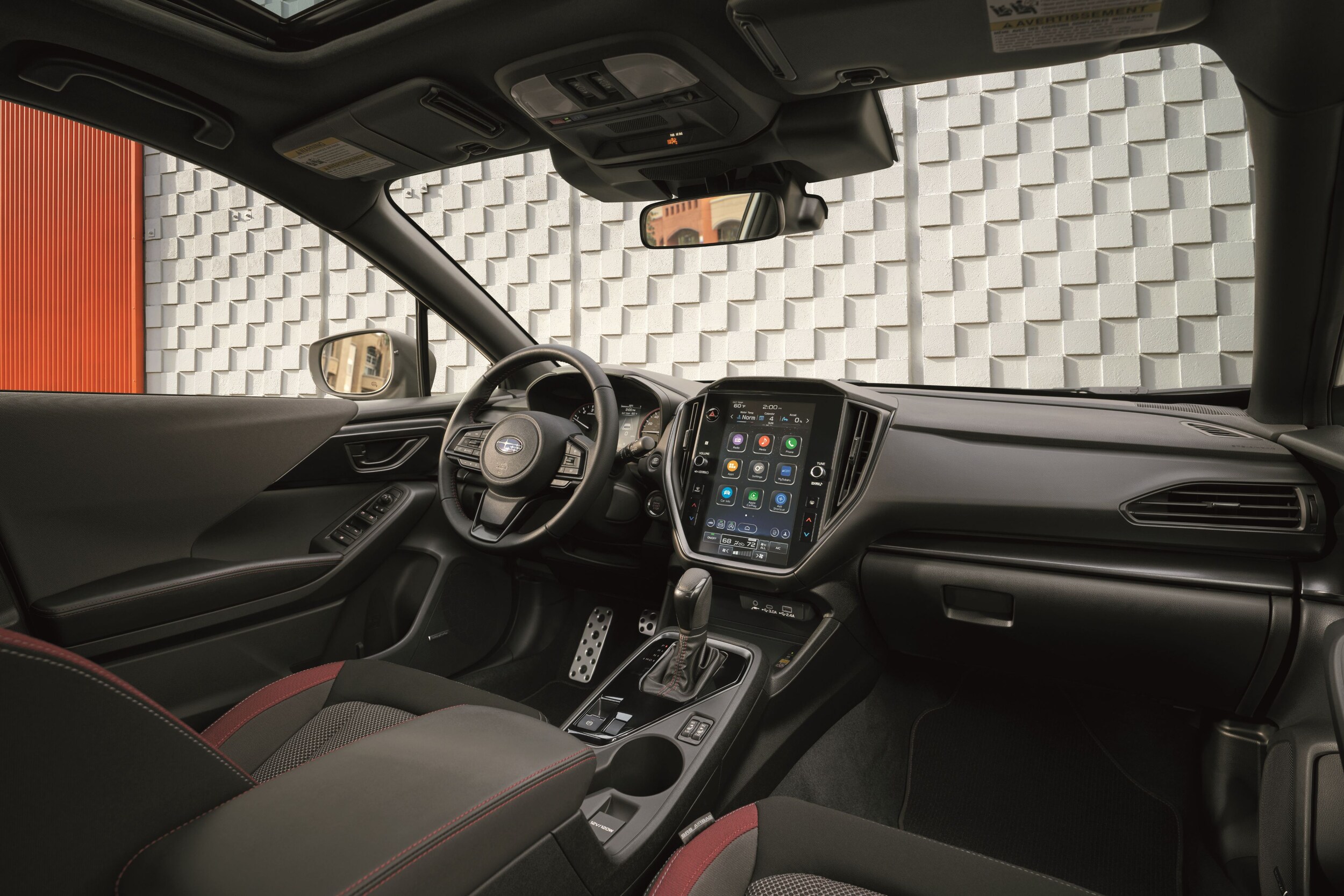 Subaru Impreza dashboard view