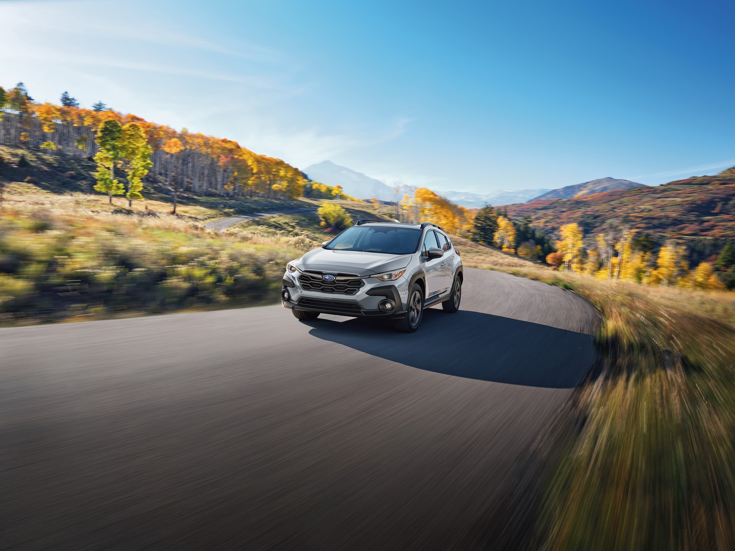  Subaru Crosstrek on the road