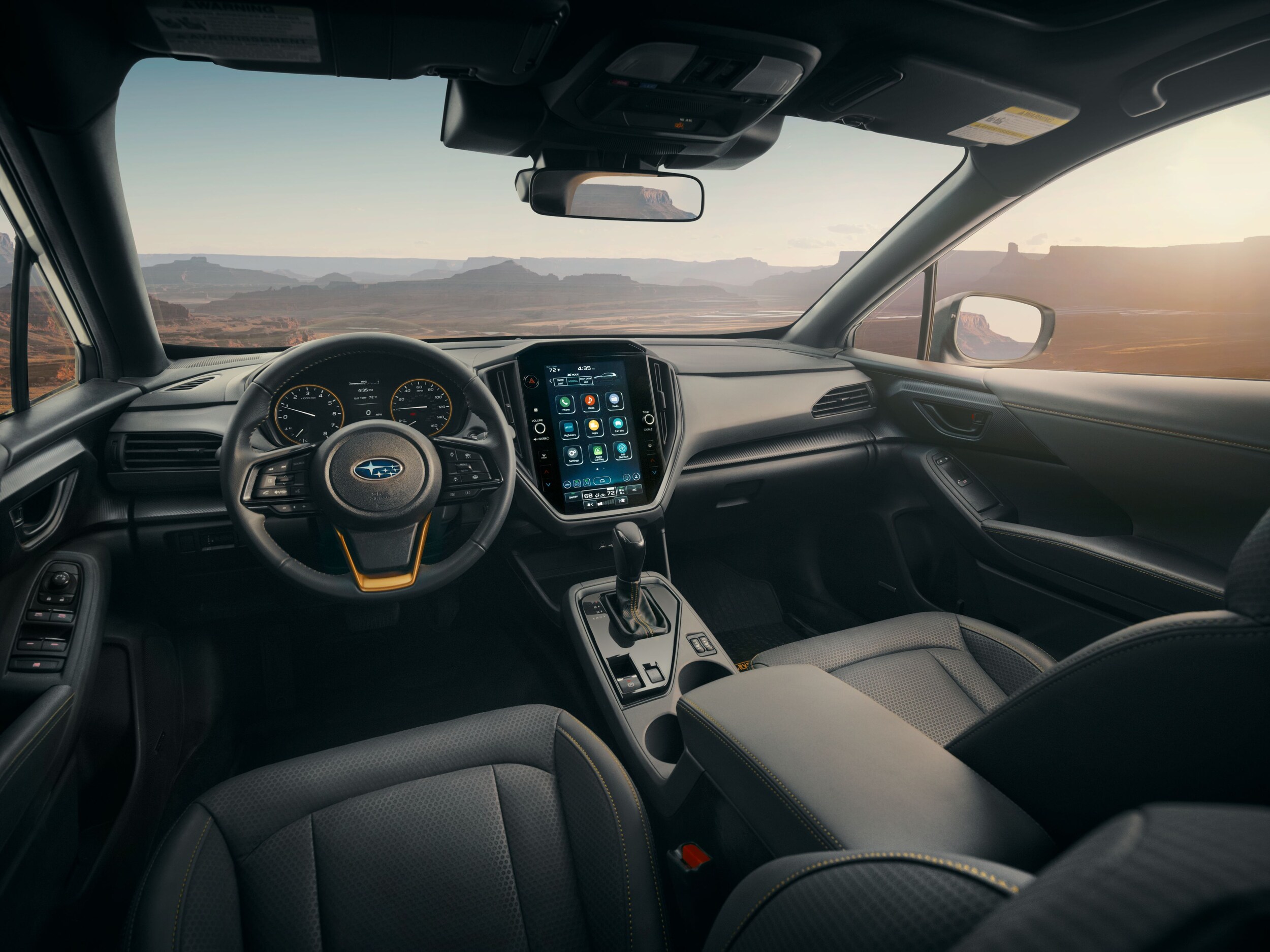 2025 Crosstrek Wilderness interior and technology
