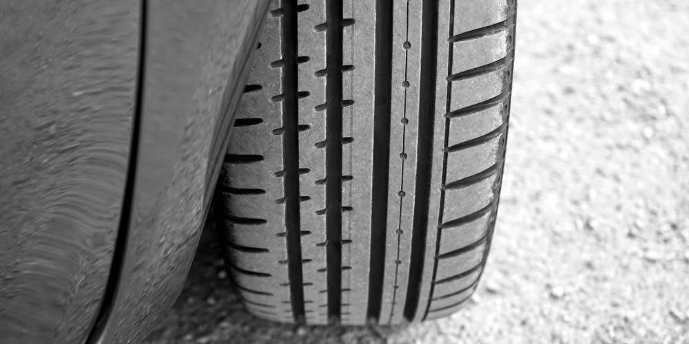 Tire close up