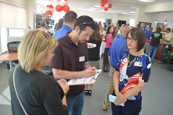Doctors Megan and Derek Pinkham sign up for our Champion the Cure team