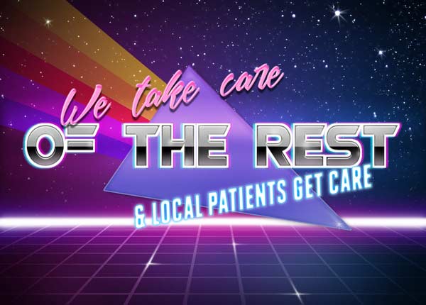 We take care of the rest and local patients get care