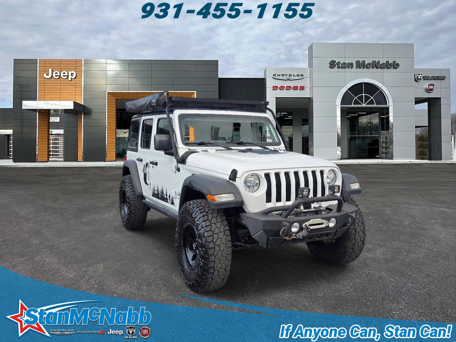 Used 2018 Jeep All-New Wrangler Unlimited Sport S with VIN 1C4HJXDG6JW212321 for sale in Tullahoma, TN