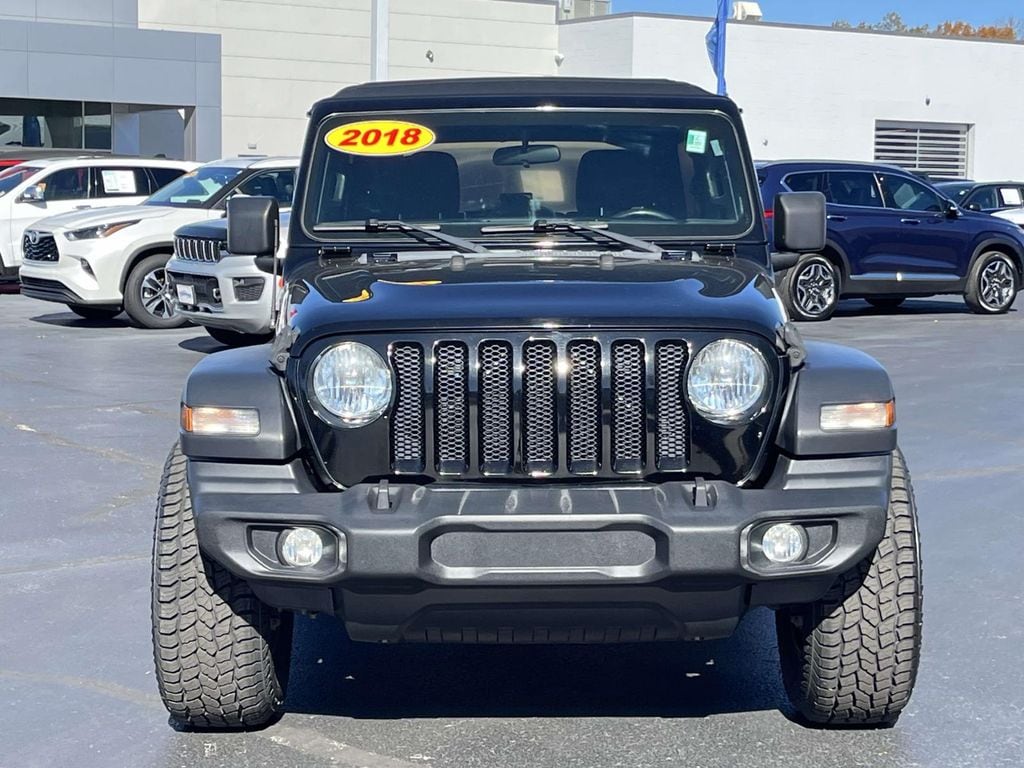 Used 2018 Jeep Wrangler Unlimited Sport 4x4 SUV