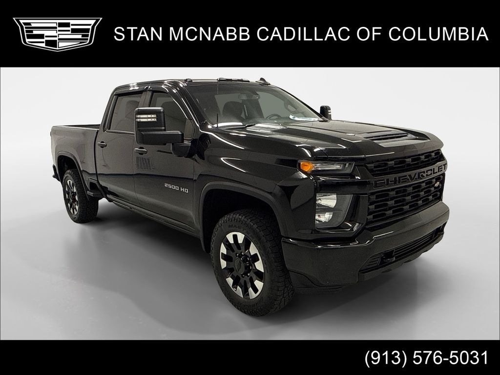 Used 2020 Chevrolet Silverado Custom Crew Cab   6.6L Gas 4x4 Crew Cab