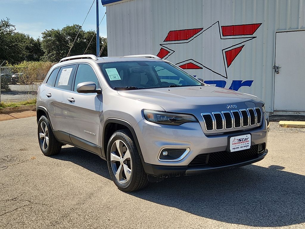 Billet Silver Metallic Clearcoat 2019 Jeep Cherokee SUV / Crossover Four-Wheel Drive 9-Speed Automatic
