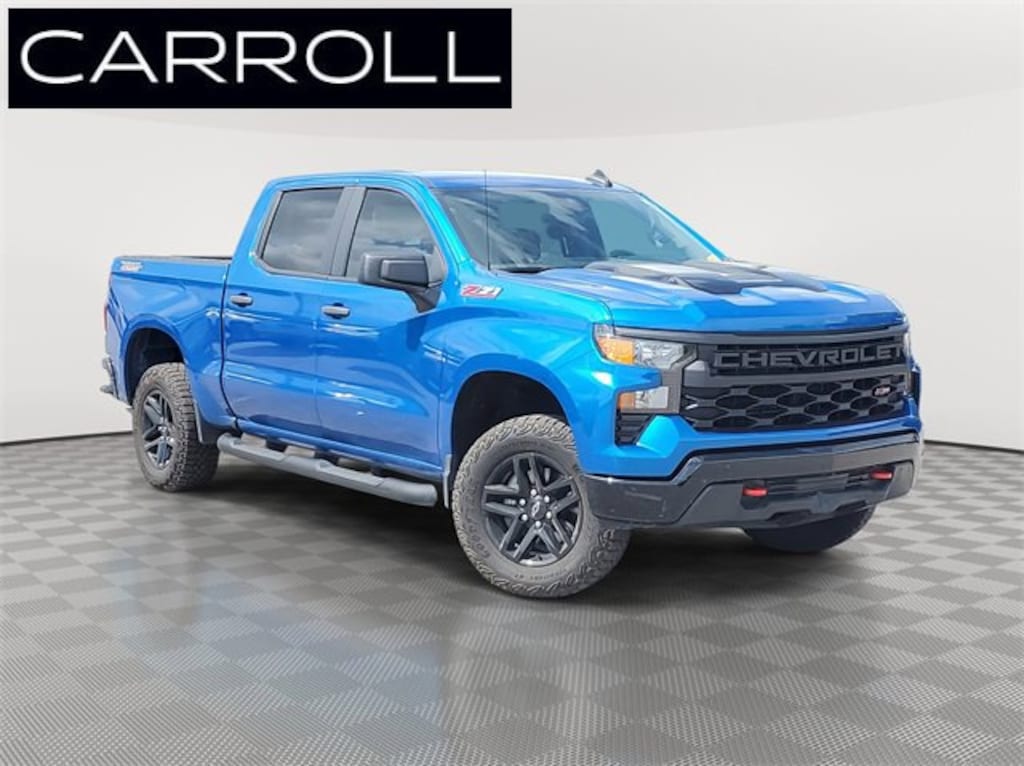 Used 2023 Chevrolet Silverado 1500 Custom Trail Boss Truck Crew Cab