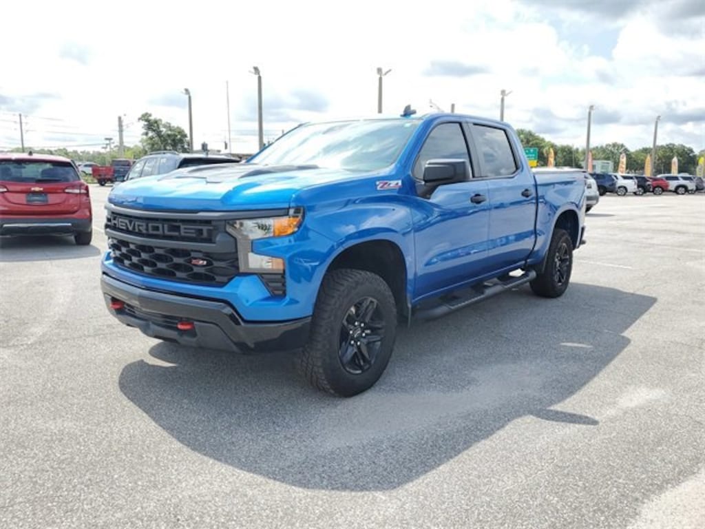 Used 2023 Chevrolet Silverado 1500 Custom Trail Boss Truck Crew Cab