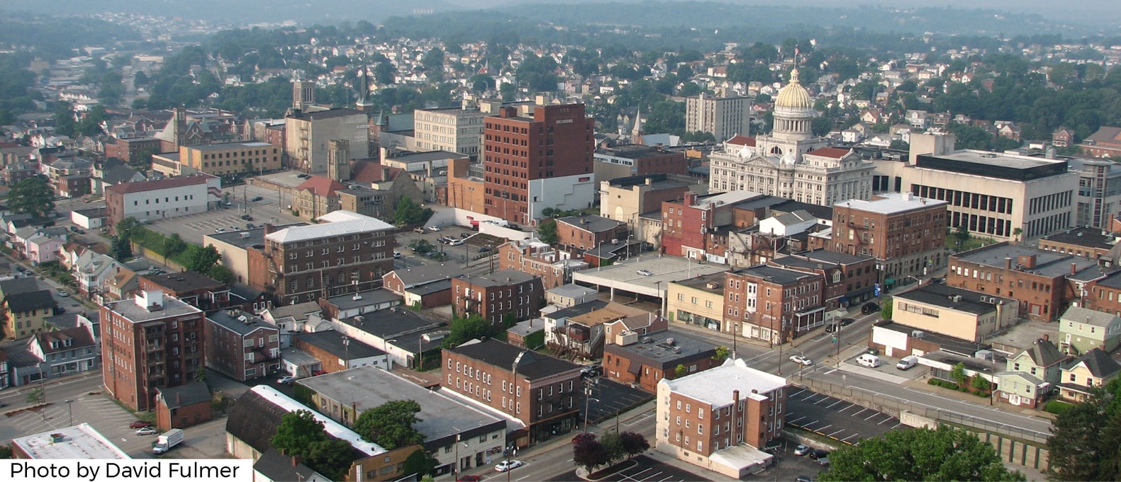 Volvo Dealer in Greensburg | View of the city of Greensburg, PA