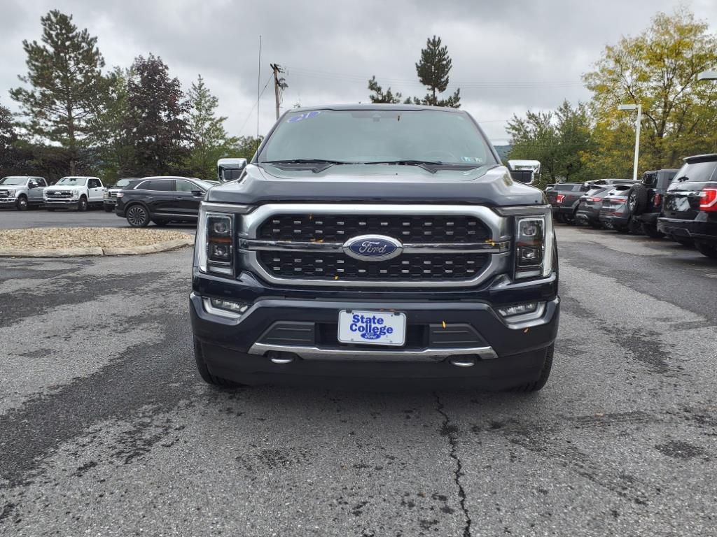 Used 2021 Ford F-150 Platinum with VIN 1FTFW1ED4MFA97653 for sale in State College, PA