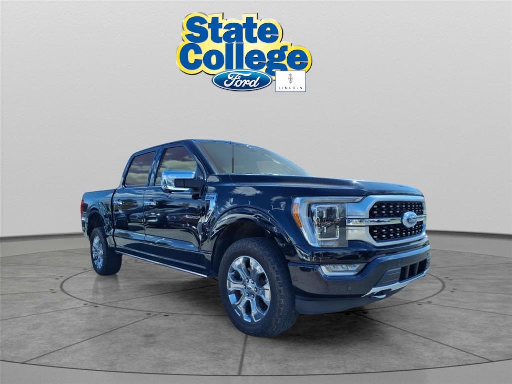 Used 2022 Ford F-150 Platinum with VIN 1FTFW1E89NFA88984 for sale in State College, PA