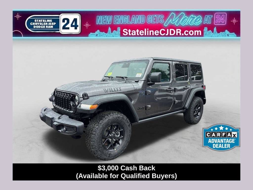 New 2026 Jeep Wrangler 4-DOOR WILLYS Sport Utility