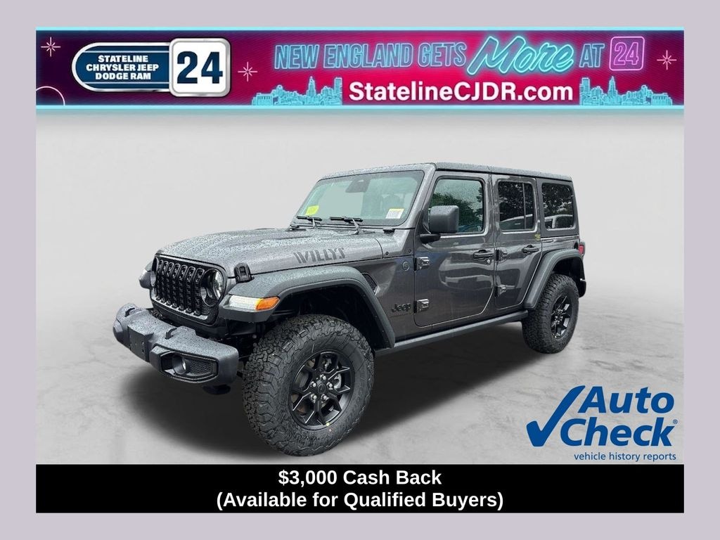 New 2026 Jeep Wrangler 4-DOOR WILLYS Sport Utility