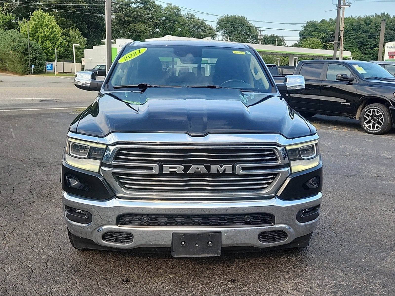 Used 2021 RAM Ram 1500 Pickup Laramie with VIN 1C6SRFJT7MN717909 for sale in Somerset, MA