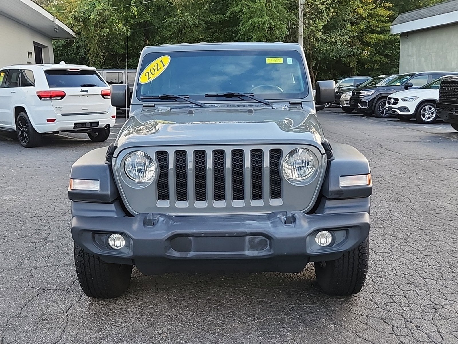 Used 2019 Jeep Wrangler Unlimited Sport S with VIN 1C4HJXDG9KW571910 for sale in Somerset, MA