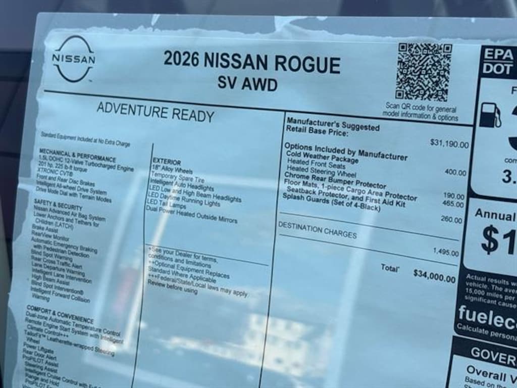 Used 2026 Nissan Rogue SV