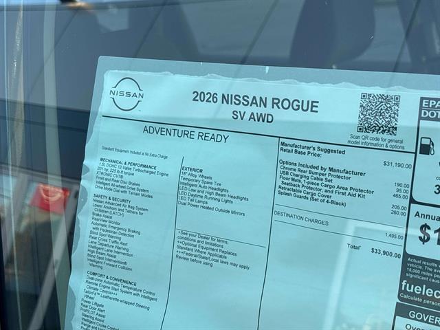 2026 Nissan Rogue SV photo 4