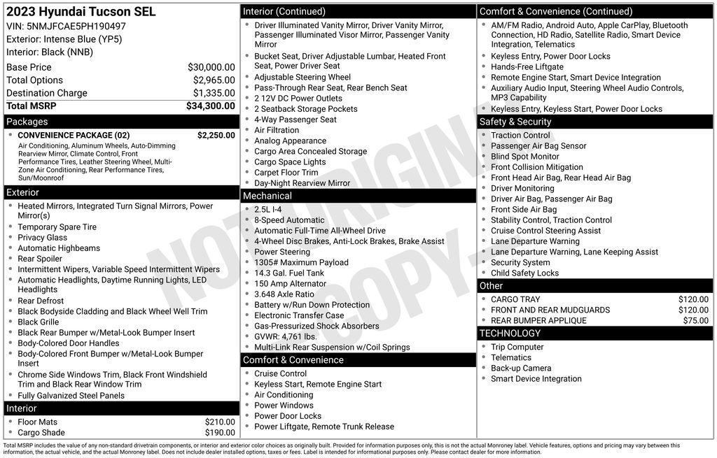 2023 Hyundai Tucson SEL AWD's photo