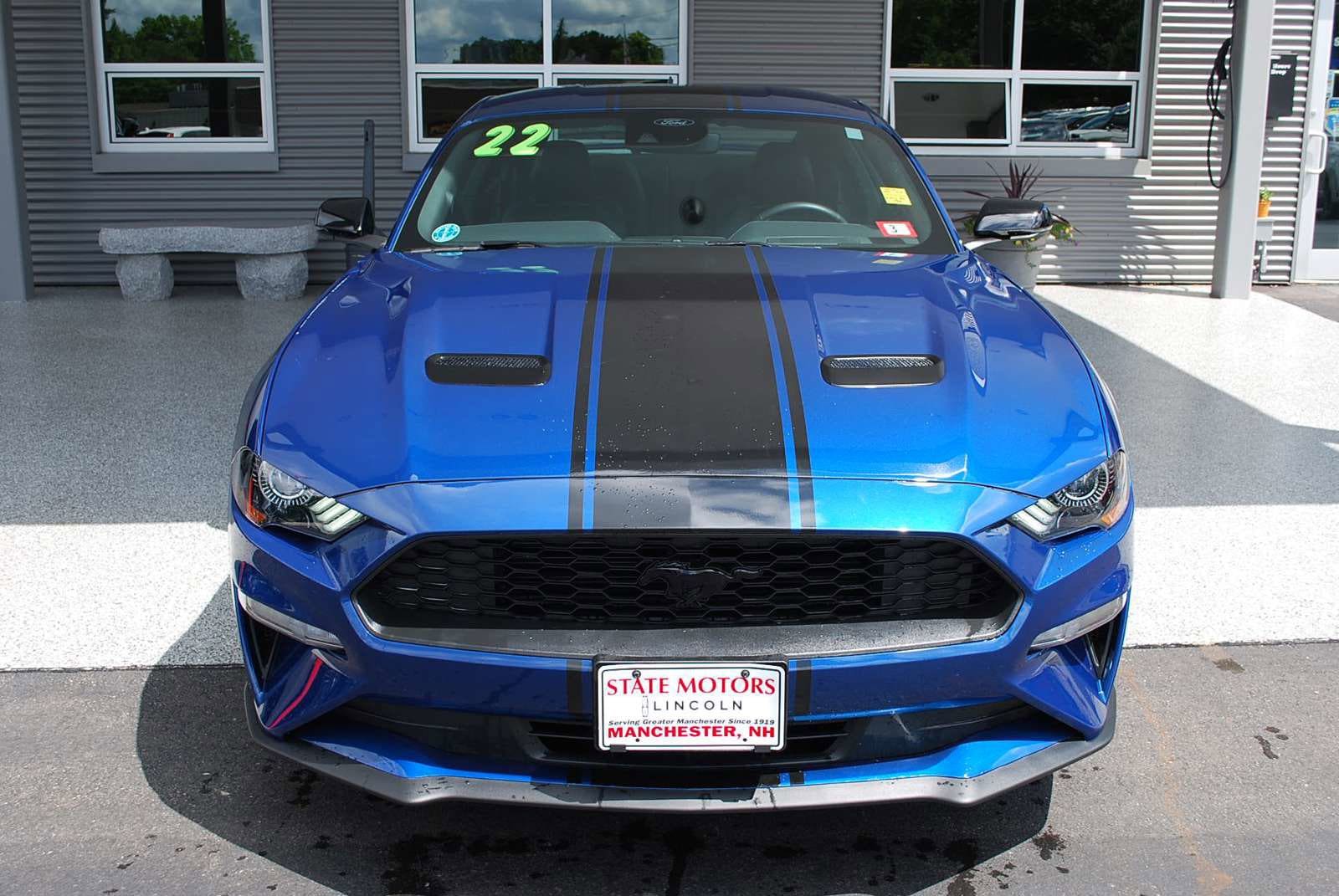 Used 2022 Ford Mustang EcoBoost Premium with VIN 1FA6P8TH4N5122172 for sale in Manchester, NH