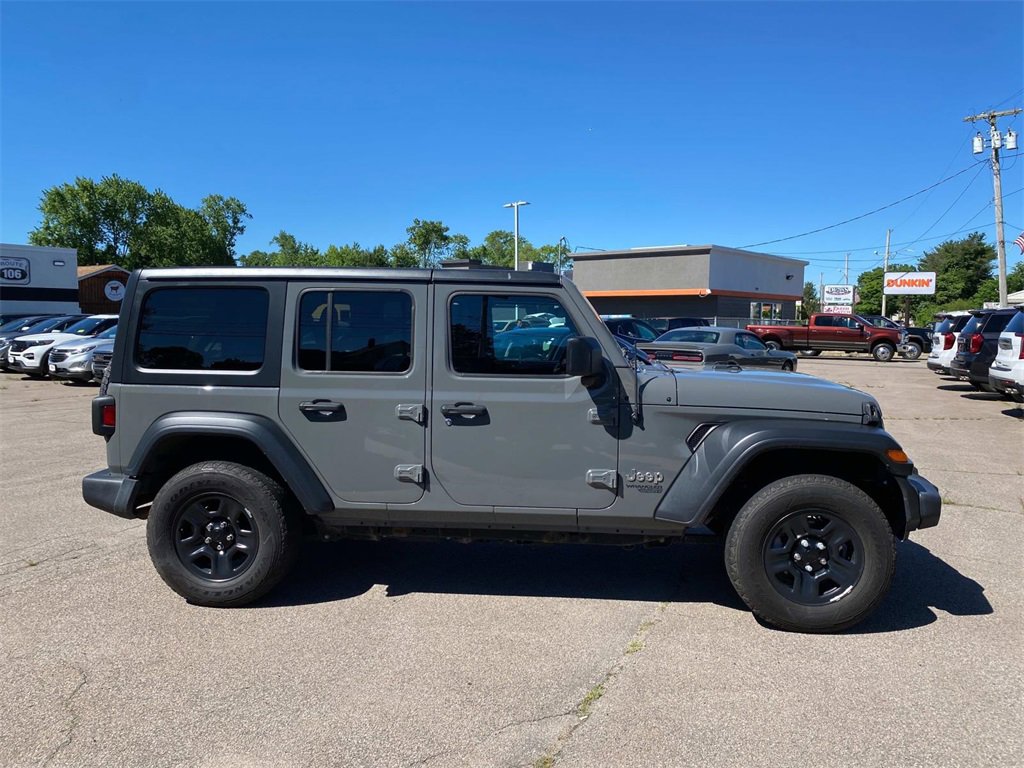 Used 2019 Jeep Wrangler Unlimited Sport with VIN 1C4HJXDG3KW670755 for sale in Mansfield, MA