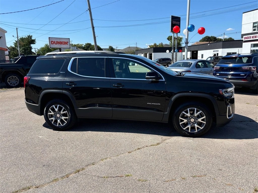 Used 2023 GMC Acadia SLT with VIN 1GKKNUL44PZ224656 for sale in Mansfield, MA