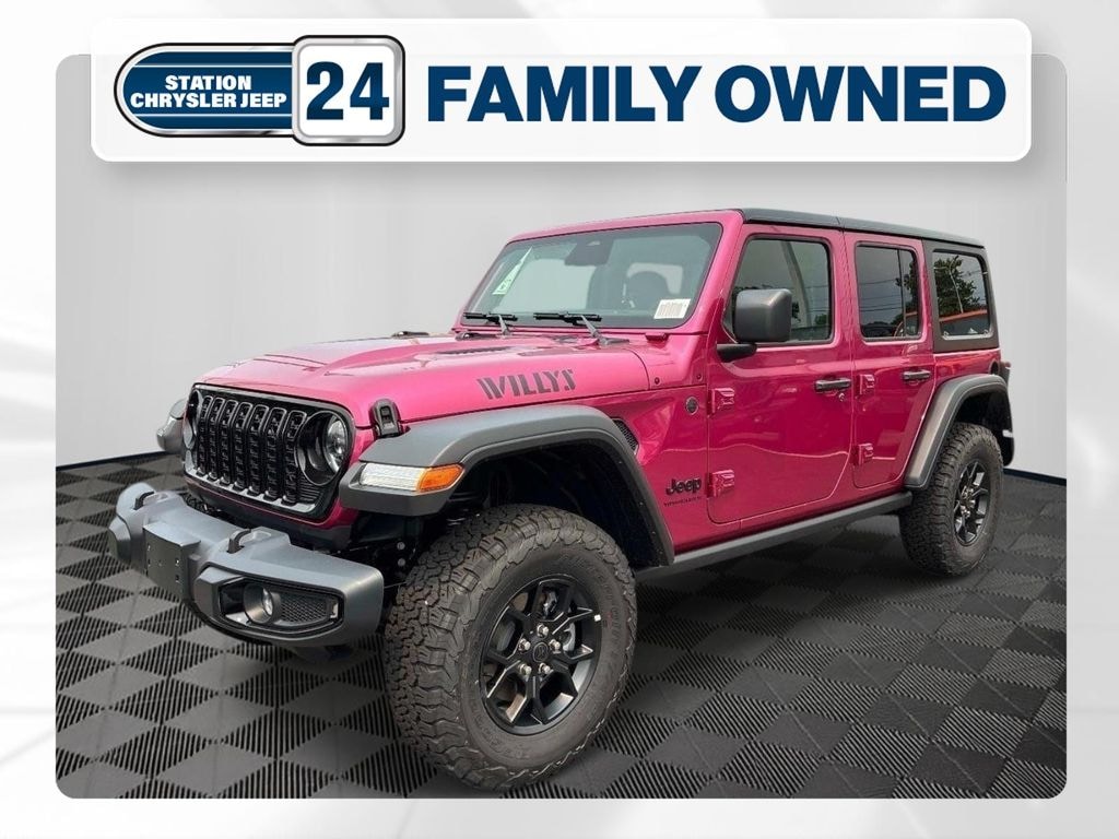 New 2026 Jeep Wrangler 4-Door Willys 4x4 Sport Utility