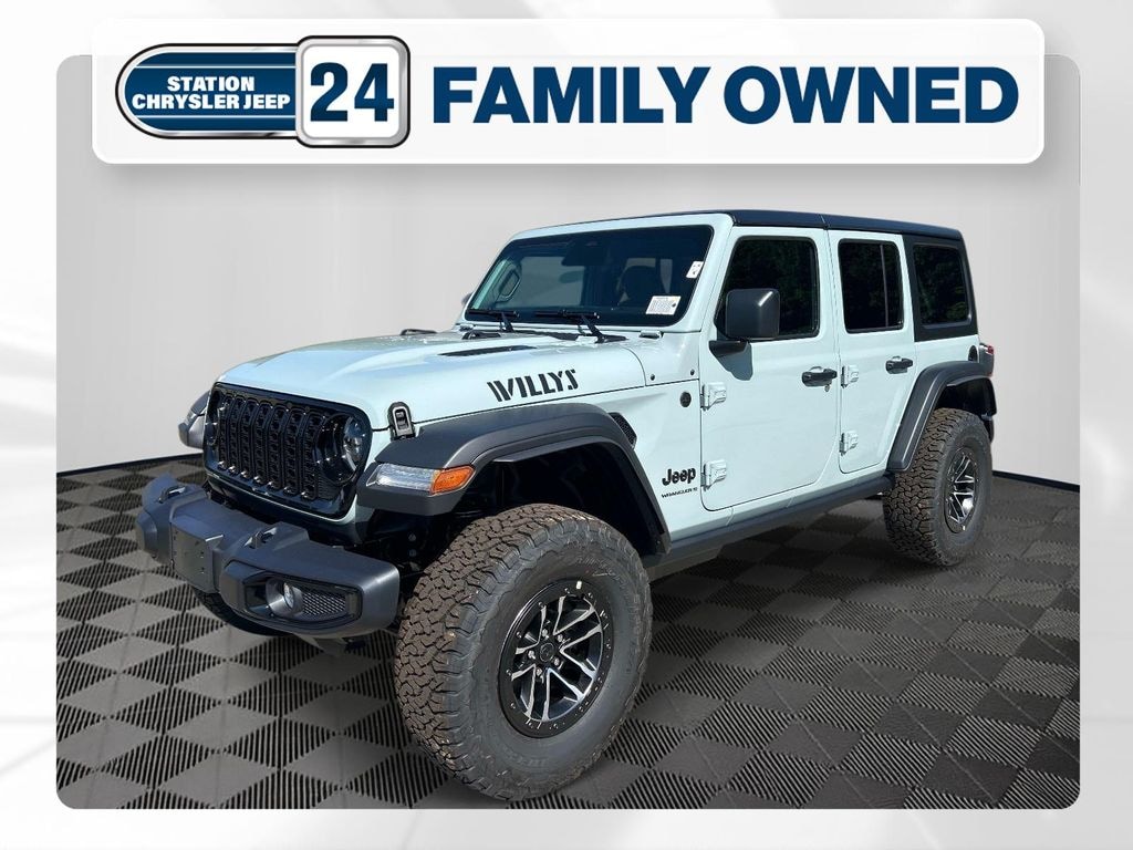 New 2026 Jeep Wrangler 4-Door Willys 4x4 Sport Utility
