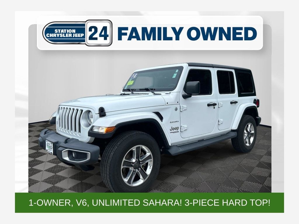 Used 2018 Jeep Wrangler Unlimited Sahara 4x4 SUV