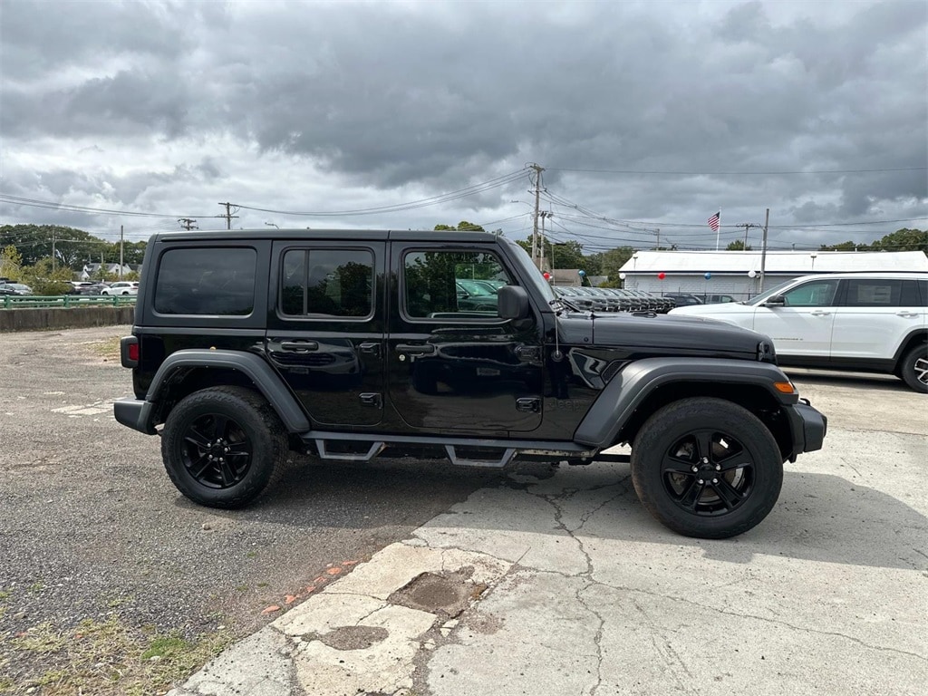 Used 2021 Jeep Wrangler Unlimited Altitude with VIN 1C4HJXDNXMW678594 for sale in Mansfield, MA