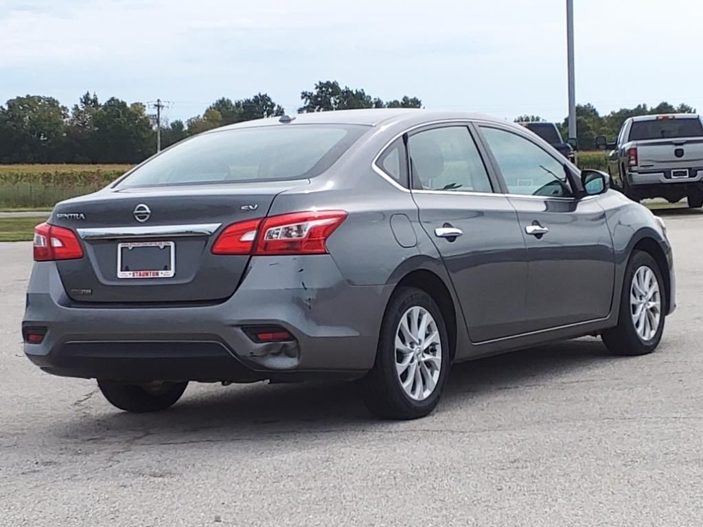 Used 2019 Nissan Sentra SV with VIN 3N1AB7AP6KL627605 for sale in Staunton, IL