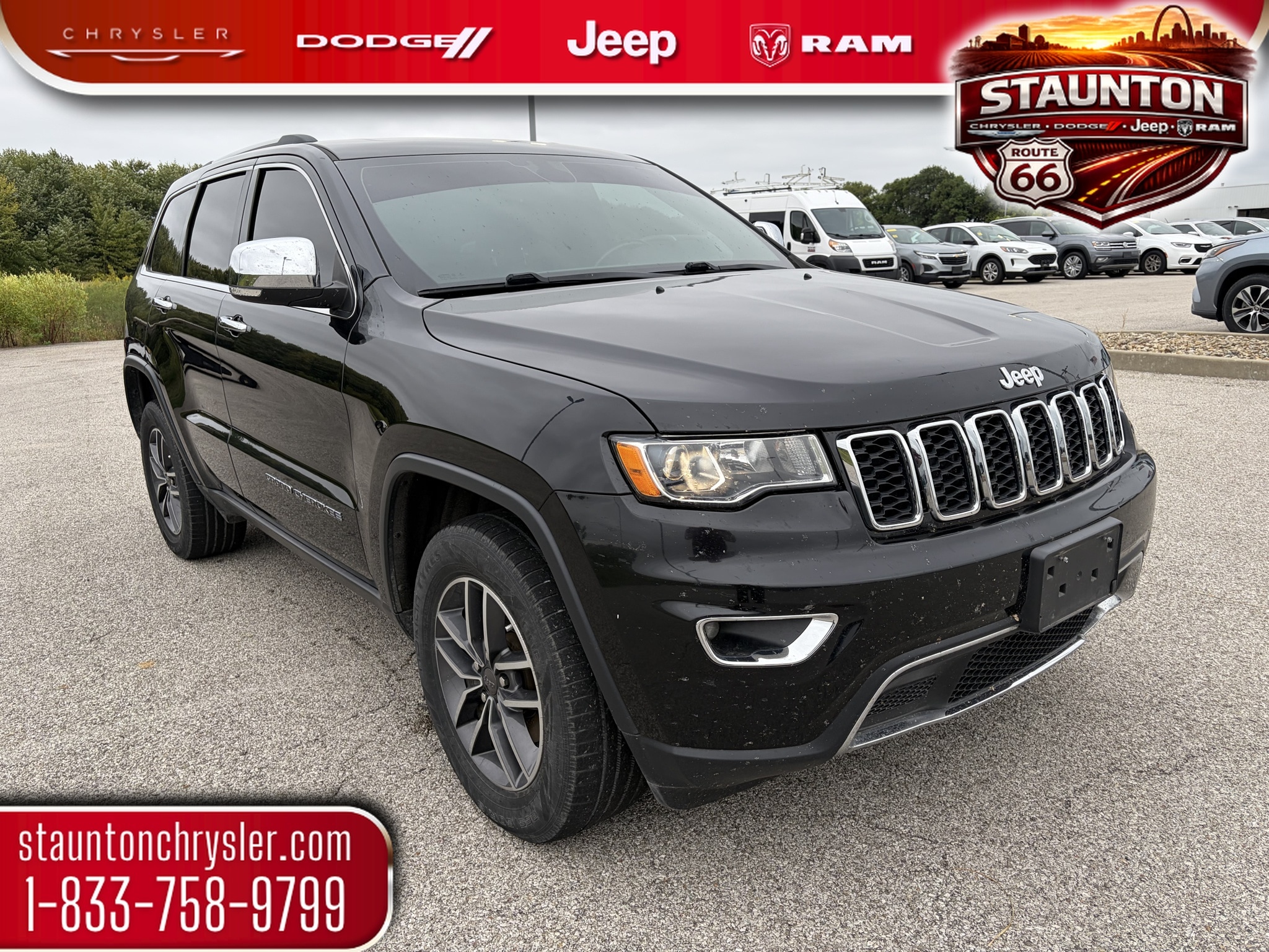Used 2019 Jeep Grand Cherokee Limited with VIN 1C4RJFBG2KC555552 for sale in Staunton, IL