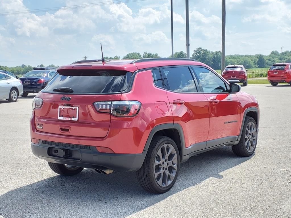 Used 2021 Jeep Compass 80th Spec. Edition with VIN 3C4NJDEB8MT579753 for sale in Staunton, IL