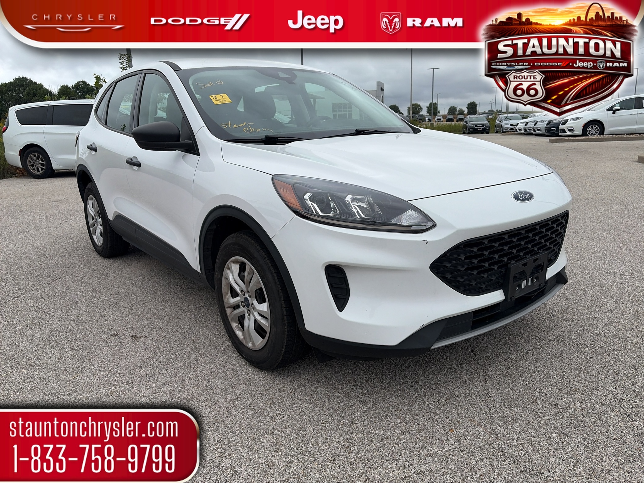Used 2022 Ford Escape S with VIN 1FMCU9F65NUB28960 for sale in Staunton, IL