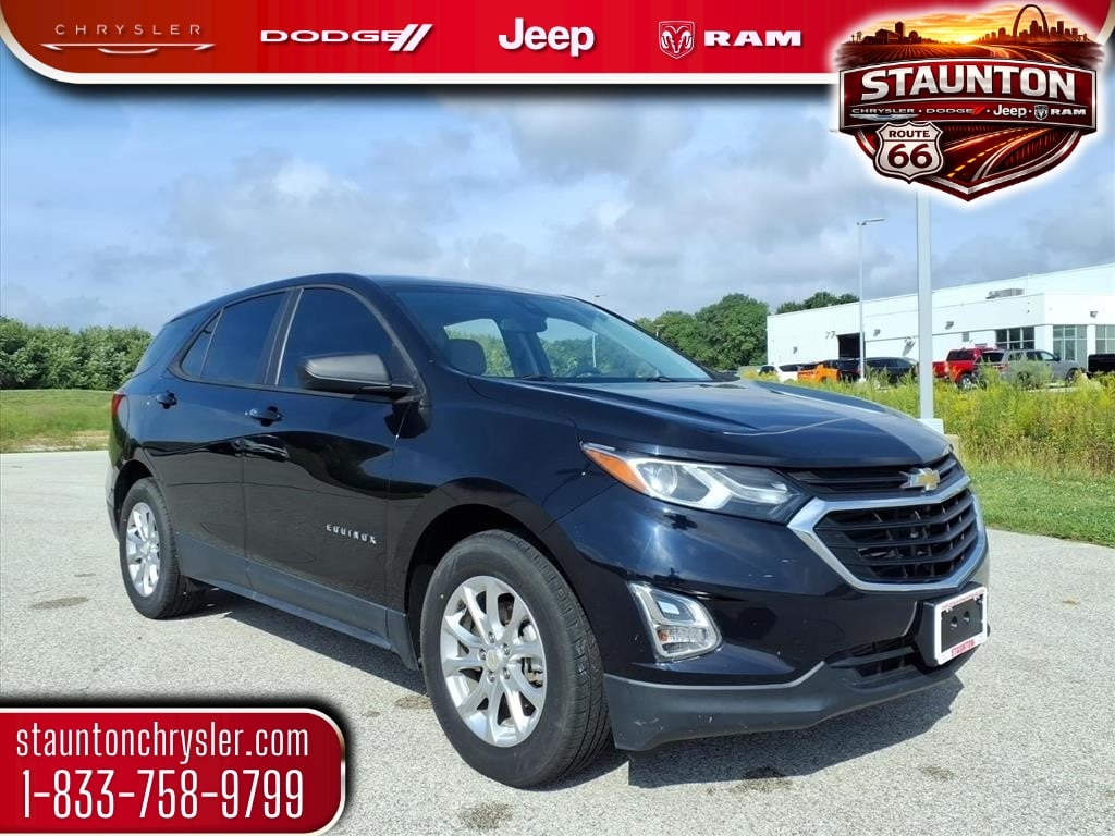 Used 2021 Chevrolet Equinox LS with VIN 2GNAXHEV1M6103015 for sale in Staunton, IL