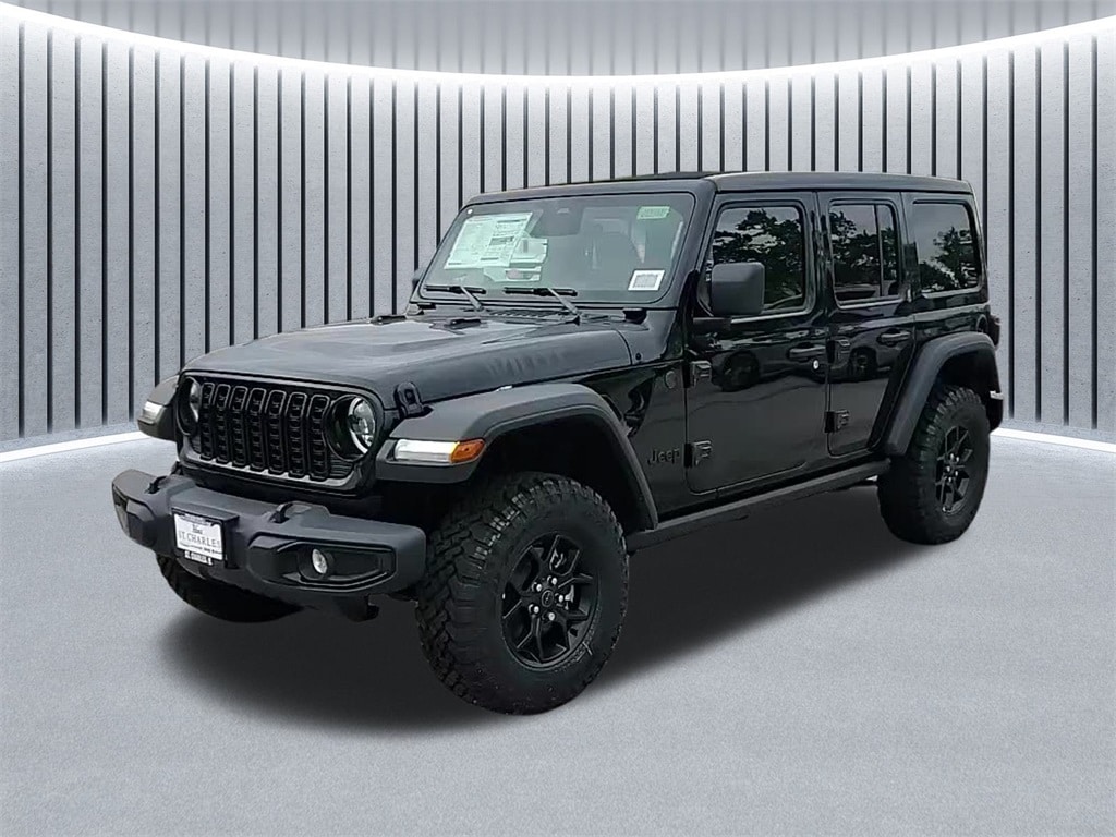 New 2025 Jeep Wrangler 4-DOOR WILLYS Sport Utility