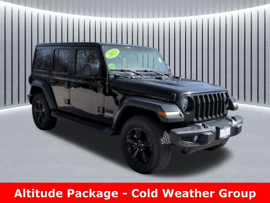 Used 2023 Jeep Wrangler 4-DOOR SAHARA 4X4 SUV