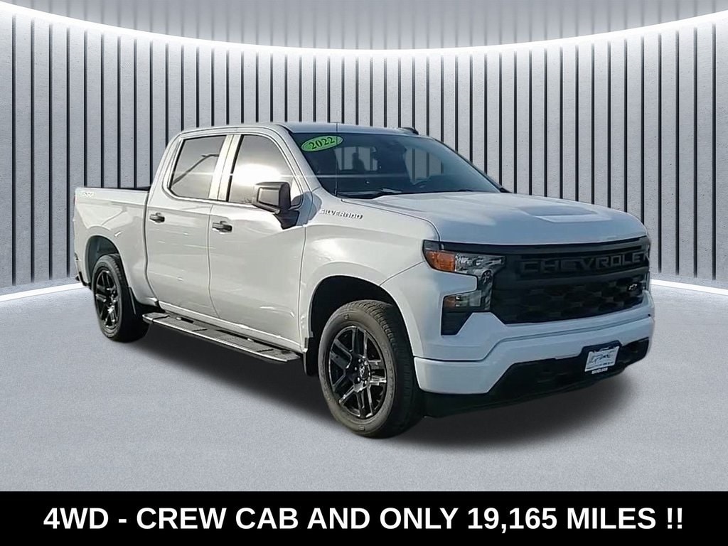Used 2022 Chevrolet Silverado 1500 Custom Truck Crew Cab