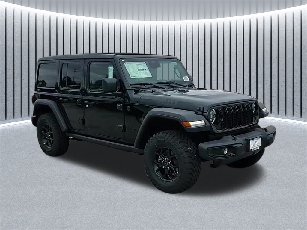 New 2025 Jeep Wrangler 4-DOOR WILLYS Sport Utility