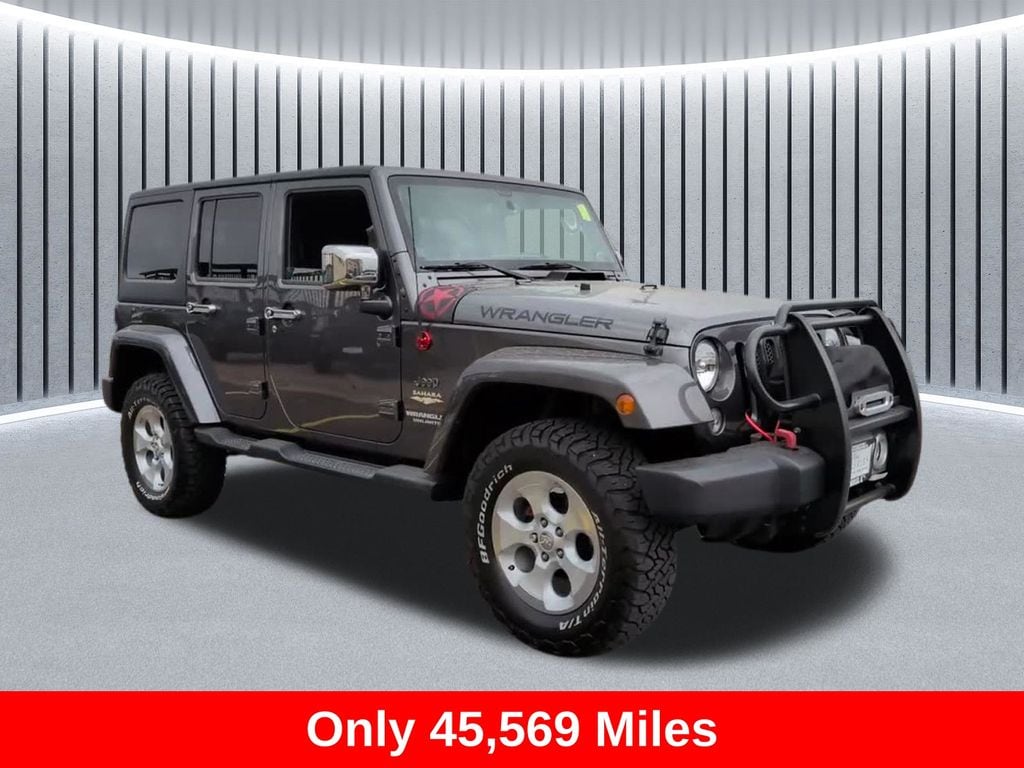 Used 2014 Jeep Wrangler Unlimited Sahara 4x4 SUV