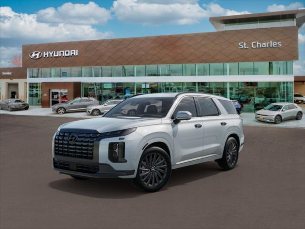 New 2025 Hyundai Palisade For Sale at St. Charles Hyundai VIN KM8R7DGE7SU874154